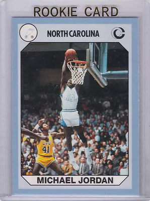 Michael Jordan NCAA COLLEGE BASKETBALL ROOKIE CARD North Carolina RC Bulls #23 • $44.70