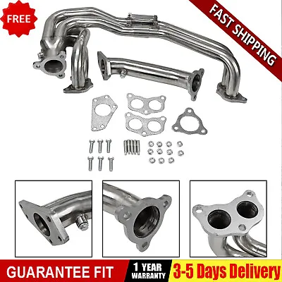 NEW Stainless Exhaust Header Kit For Subaru Impreza WRX / STI EJ205 EJ255 02-06 • $151.65