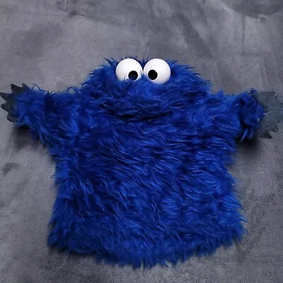 Vtg 70s Sesame Street Cookie Monster Hand Puppet With String! Muppets Jim Henson • $38.98