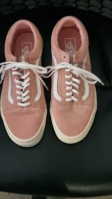 Brand New – Vans – Old Skool Sneakers Suede Off Pink – Size Mens US10 • $40