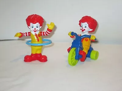 McDonald's Happy Meal Toys Ronald McDonald Under 3 Toy Hula Hoop & On Tricycle • $9.99