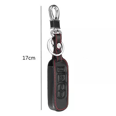 Remote Key Holder 4-Button PU Leather Case Cover For Mazda 3/6/CX5/CX7/2017 J • $7.59