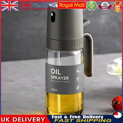 250ML Versatile Olive Oil Mister Oil Spray Bottle For Air Fryer Grilling Baking • £8.92