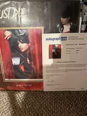 AALIYAH SIGNED ROMEO MUST DIE 8x10 Matted  CERTIFIED AUTHENTIC BY AUTOGRAPH COA • $5999