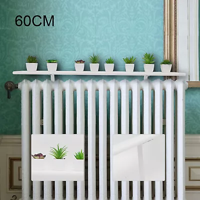 60cm New White Radiator Shelves Including Easy Fit Brackets Shelf  UK • £13.79