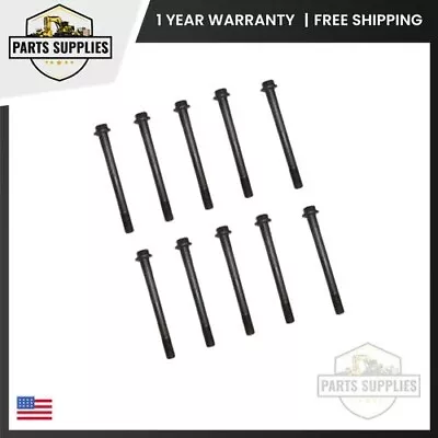 Forklift Head Cylinder Bolt Set Of 10 For Toyota 4Y Engine • $93.41