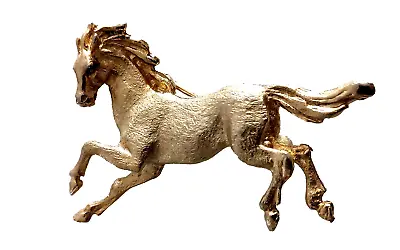 Vtg R. Mandle Mustang Horse Brooch Jewelry Estate Pin 1960-70's Nice Piece • $29.99