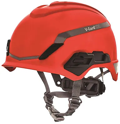 MSA Safety V-Gard H1 Helmet W/Ratchet Suspension Class E Type 1 Std Sz 10194792 • $78