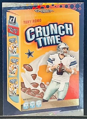 $9.99 • Buy 2022 Panini Donruss Football NFL Tony Romo Crunch Time SSP Insert # CT-7
