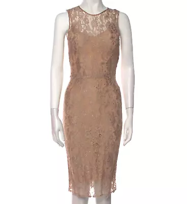 36 US 0 Dolce&Gabbana Dress Lace Slip Nude Blush $3495 • $299.99