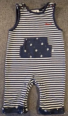 Baby Boys Striped Dungaree 3-6 Months Junior J Outfit Overalls Playsuit (473)  • £2.90