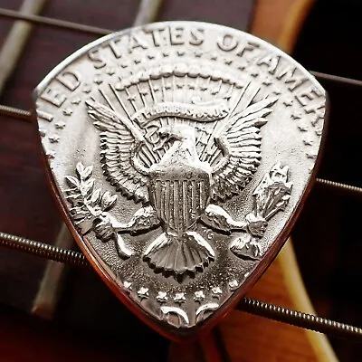 Half Dollar Coin Guitar Pick+ Martin D18 D28 D35 D45 Strings Acoustic Guitar ART • $30