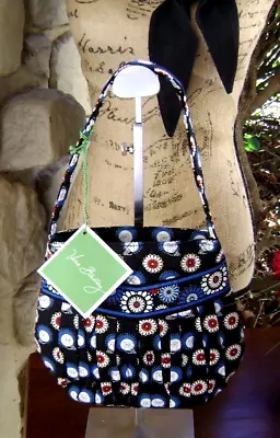 Vera Bradley NWT  Hannah  Quilted Cotton Night Owl Pattern Sm Shoulder Bag Purse • $16.99