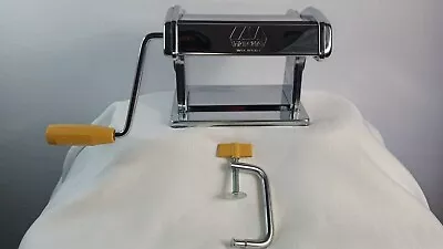 Marcato Atlas Pasta Maker Model 150 Deluxe Hand Crank Machine Made In Italy  • $45.99