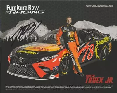 2018 Martin Truex Jr. Signed Fan Appreciation Day NASCAR MENCS B/B Postcard • $34.18