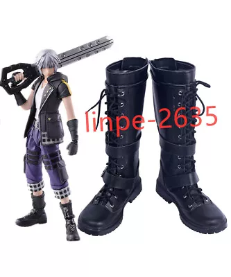 Kingdom Hearts 3 Bring Arts Riku Cosplay Shoes Boots Custom Made & • $40