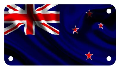 New Zealand Flag Motorcycle ATV 4  X 7  License Plate Original Wave Version  • $13.41