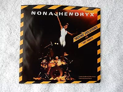 Nona Hendryx  Moving Violations/Soft Targets  Picture Sleeve 45 RPM Record • $5.99