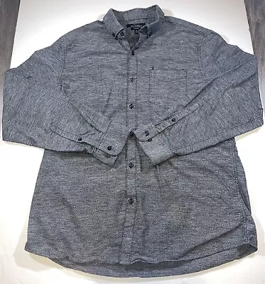 Marc Anthony Button Up Mens XL Shirt Slim Fit Long Sleeve Gray 100% Cotton • $12.99