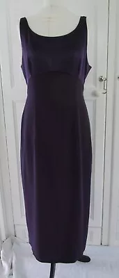 NEW Jacques Vert Deep Purple Evening Dress UK 14 • £1.90