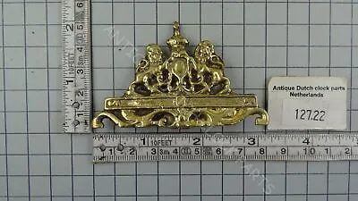 Brass Side Ornament For One Day Zaandam Or Zaanse Clock • $19.50