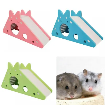£2.89 • Buy Hamster Hideout House Slide Ladder Pet Cage Exercise Toy Exercise Play Fun Toy