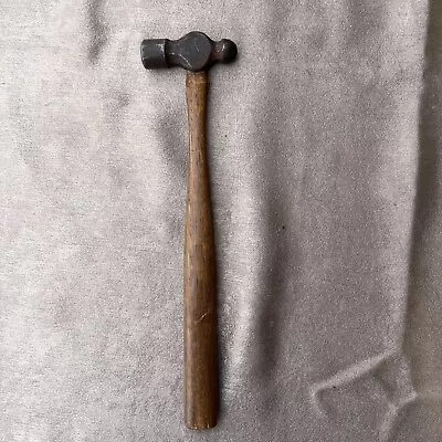 Vintage 12” Ball Peen Hammer -Drop Forged -Original Handle Clean & Great Con. • $6.38