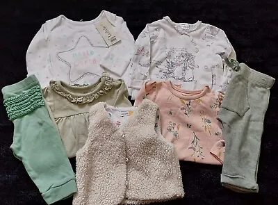 £5.90 • Buy  Baby Girls Clothes 0 To 3 Months Size By John Lewis Nut-Meg Tu Etc