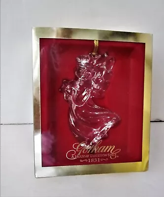 Gorham Lead Crystal  Angel With Star  Christmas Ornament - NIB • $19.99