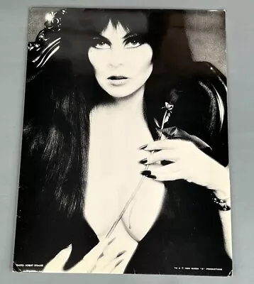 Elvira Fan Club Folder (1988) Mistress Of The Dark Vintage Art Paper Holder • $36.94
