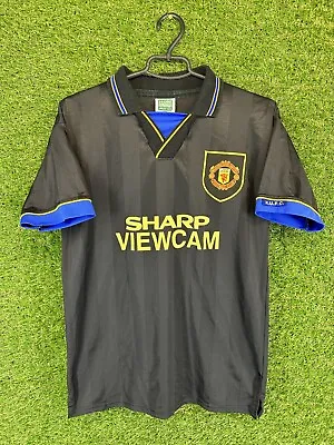 Manchester United # 7 1993/1995 Football Shirt Jersey Away Score Draw Remake M • $14.44