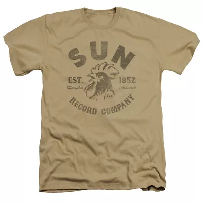 SUN RECORDS VINTAGE LOGO Licensed Adult Men's Heather Band Tee Shirt SM-3XL • $24.95