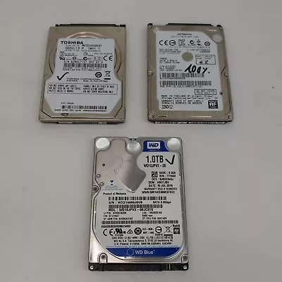 2.5  Hard Drive HDD 500GB 750GB 1TB 2TB 100% Health - Various Brands - Charity • £8