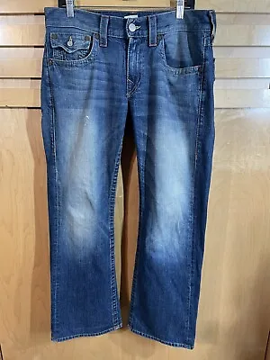 True Religion Men’s Billy Bootcut Jeans Actual Size 32X31 Blue Medium Wash  • $39.99