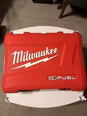 Milwaukee M18 Fuel 1/2  Drill/Driver Kit 2603-22CT CASE ONLY! • $25