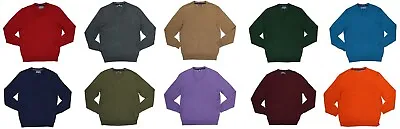 Club Room Merino Wool Blend Regular Fit Solid V-Neck Men's Pullover Sweater NWT • $26.95