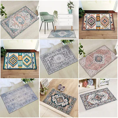 Non Slip Doormat Beautiful Kitchen Rugs Beautiful Persian Carpet Soft Mat 50x80 • $19.99