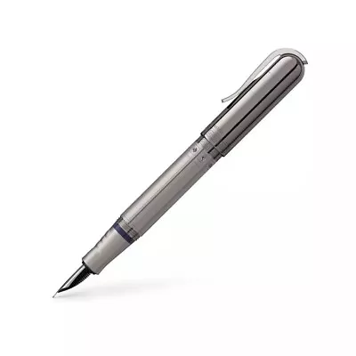 Graf Von Faber Castell Pen Of The Year 2020 Sparta Ruthenium Fountain Pen - F • $3900