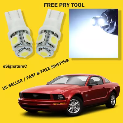 7 X White LED Interior Light Package For 2005 - 2009 Ford Mustang + PRY TOOL • $12.34