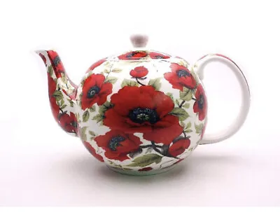 £25 • Buy Poppy 4 Cup Large TEAPOT Sugar And Creamer Free UK Postage