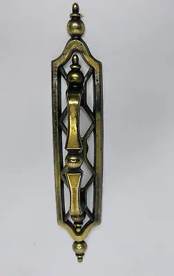 Brass Drawer Pull 3” Center French Provincial Mid Century Modern Cabinet Handle • $11.69