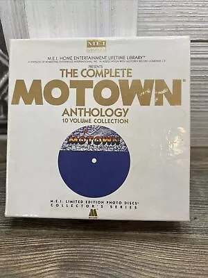 THE COMPLETE MOTOWN ANTHOLOGY CD BOX -COMPLETE! 10 DISCS Plus 45 Page Booklet • $60