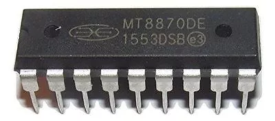 4PCS Mitel MT8870DE MT8870 - Integrated DTMF Receiver - DIP-18 New IC • $14.98