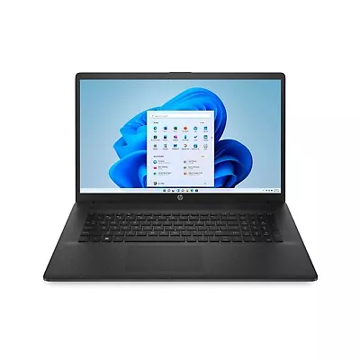 HP 17-cn0041na 17.3  Laptop Intel Pentium Gold 4GB RAM 128GB SSD Black #A • £299.99