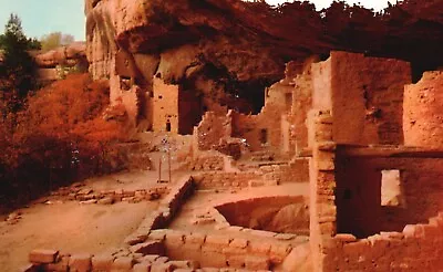 Postcard CO Mesa Verde National Park Spruce Tree Ruin Chrome Vintage PC J7247 • $0.47