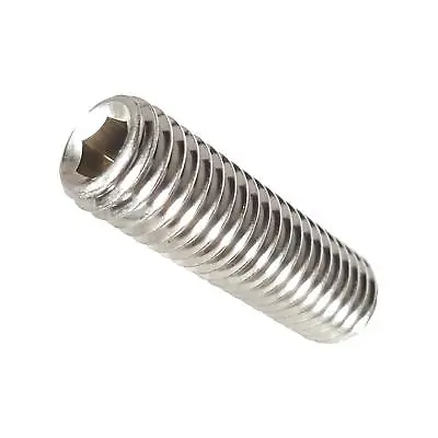 7/16-20 Socket Set Screws Allen Hex Drive Cup Point Stainless Steel 18-8 Qty 10 • $13