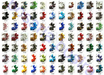 Wholesale 50/100pcs Silver Core Lampwork Murano Glass Beads European Charm ALL • $95