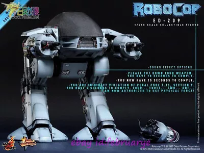 Hot Toys 1/6th MMS 204 RoboCop ED-209 Action Figures In Stock Perfect  • $752.99