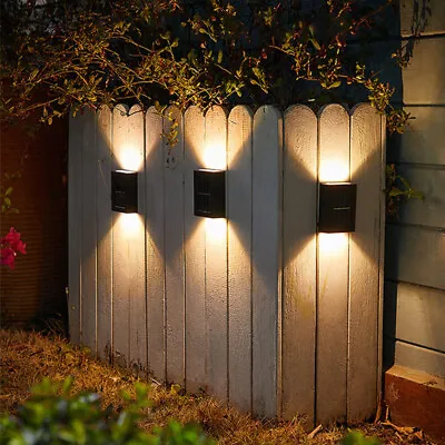 Solar 2LED Deck Light Path Garden Patio Pathway Stairs Step Fence Lamp Outdoor • $3.75