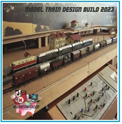 Train Model Railway Layouts Track Build Design CAD Hornby 00 Gauge USB • £16.58